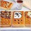 14 guarnizioni per waffle per colazione, pranzo o cena
