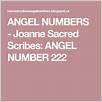 significato del numero d'angelo 222 spiegato da joanne - sacred scribes